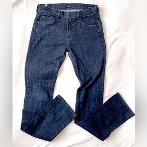 CITIZENS OF HUMANITY Agnes Long Slim Straight Jeans (After Dark)